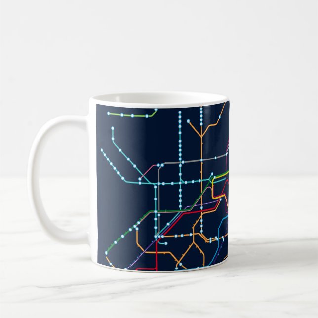 Mug Aucune carte de transport de nom (Gauche)