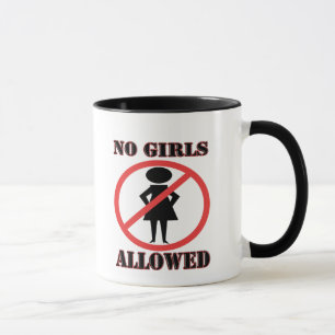 Mug Aucune fille autorisée