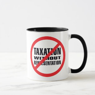 Mug Aucune imposition sans représentation