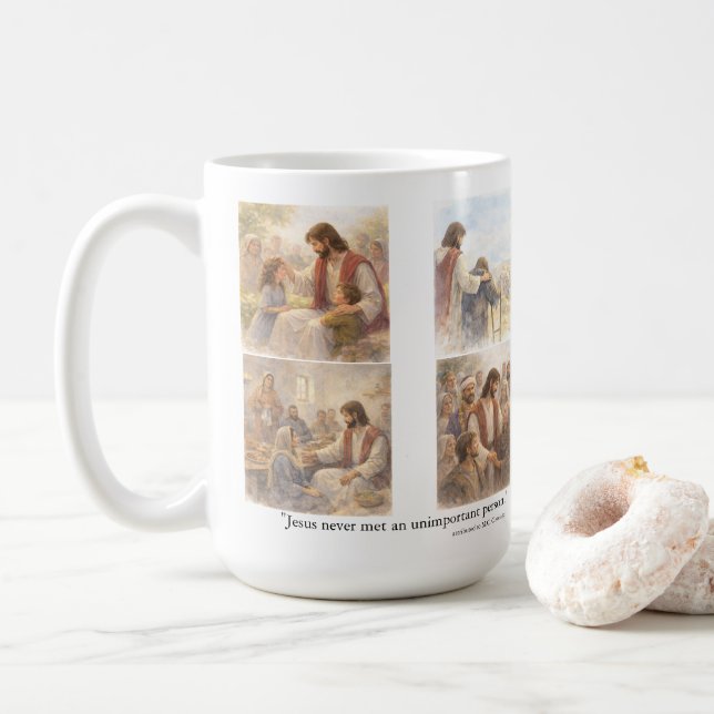 Mug Aucune personne sans importance (Avec donut)