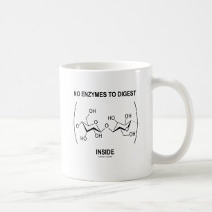 Mug Aucunes enzymes à digérer (cellulose) à