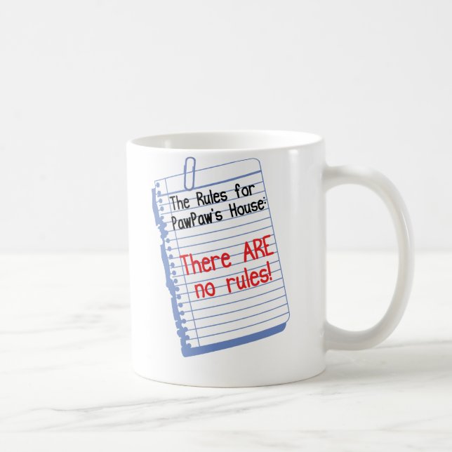 Mug Aucunes règles à la Chambre de la papaye (Droite)