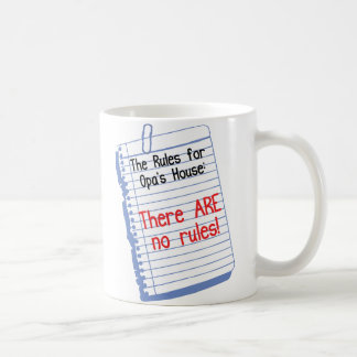 Mug Aucunes règles à la Chambre d'Opa