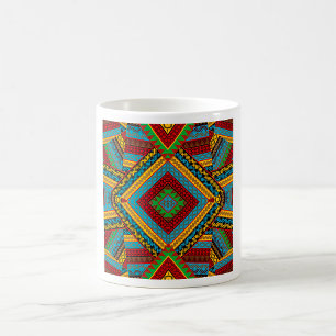 Mug Audacieux Motif géométrique Tribal Coloré Ethnique