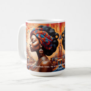 Mug Audacieux proverbes africains de l'art Abstrait