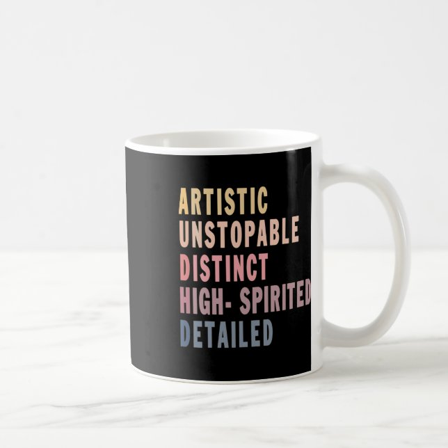 Mug Audhd Autisme Adhd Spectre Autiste Neurodiversité (Droite)