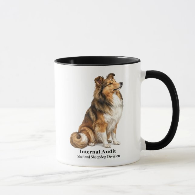 Mug Audit Interne Sable Sheltie (Droite)