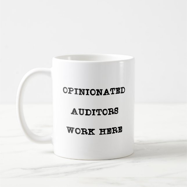 Mug Auditeur drôle (Gauche)
