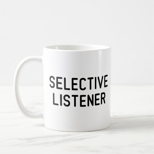 Mug Auditeur sélectif (Gauche)