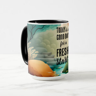 Mug Aujourd'hui est un bon jour de nouveau départ Cita