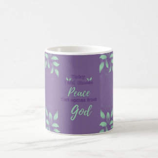 Mug Aujourd'hui, je choisirai la Paix qui vient de Die