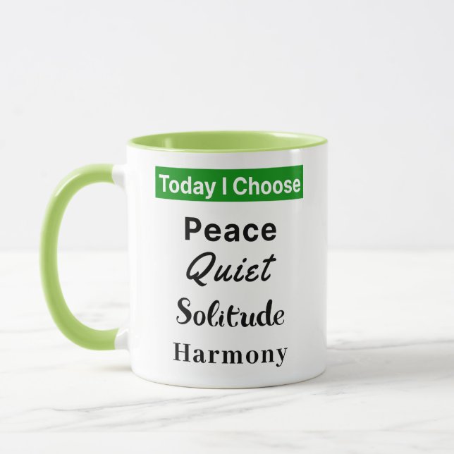 Mug Aujourd'hui je choisis - Combo (Gauche)