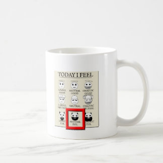 Mug Aujourd'hui je sens le mal neutre