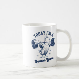 Mug Aujourd'hui je suis un Powerlifter d'oie sérieux G