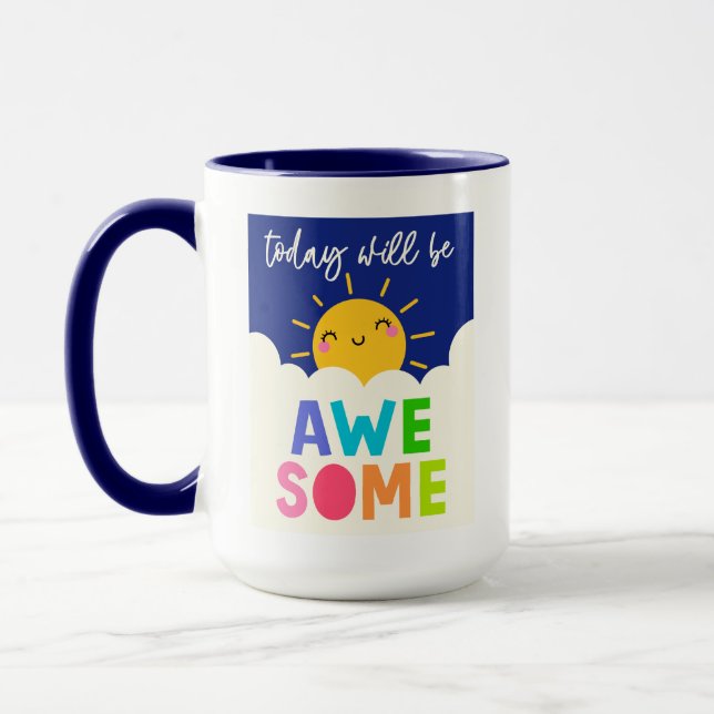 Mug Aujourd'Hui Sera Super (Gauche)