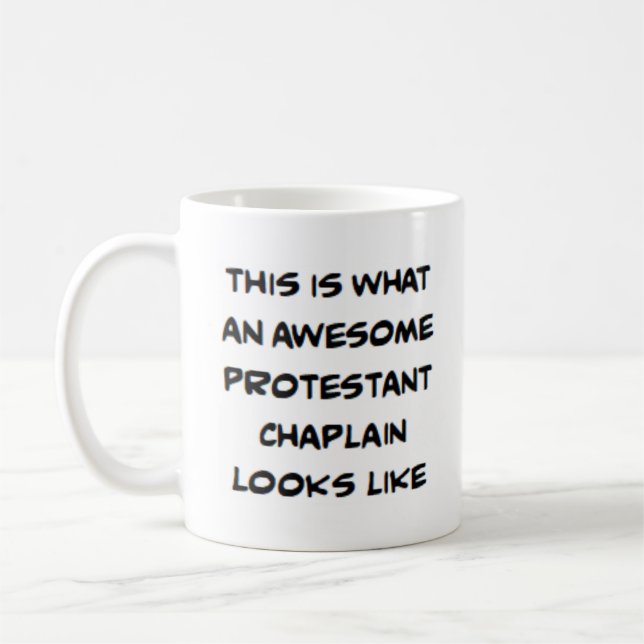 Mug aumônier protestant, génial (Gauche)