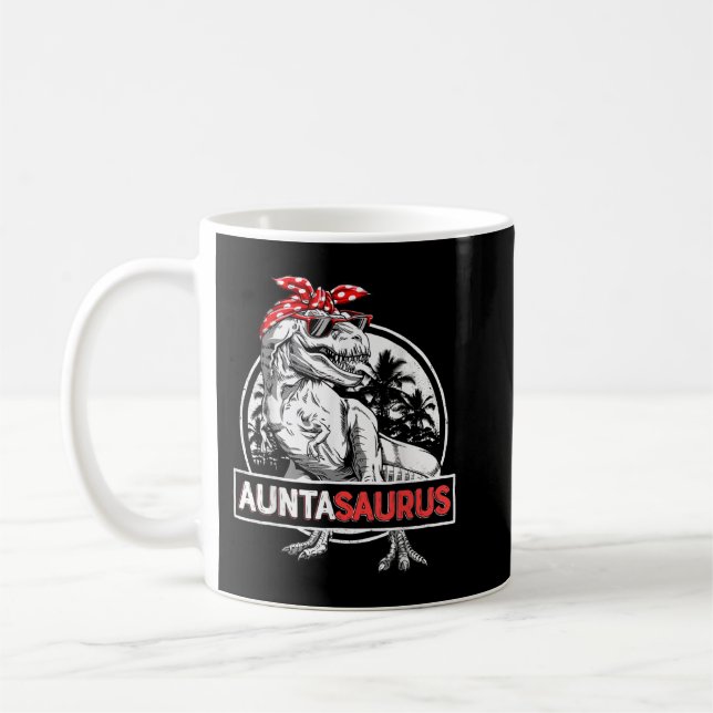 Mug Auntasaurus T rex Dinosaur Auntie Saurus Famille M (Gauche)