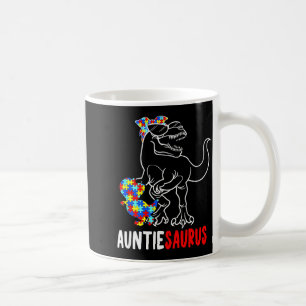 Mug Auntiesaurus T Rex Dinosaure Autisme Sensibilisati