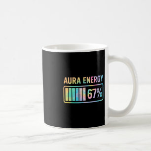 Mug Aura Énergie 67 Drôle Six Sept Mème Gen Alpha Slan