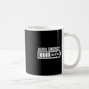 Mug Aura Energy 67 Funny Six Sept Mèmes Gen Alpha Slan