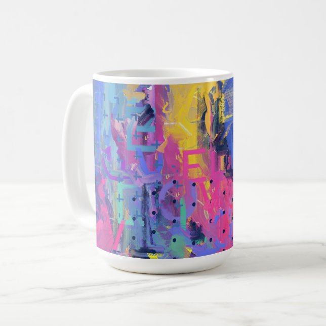 Mug Aurora Abstrait (Devant gauche)