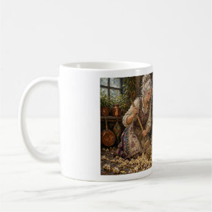 Mug Aurora Balayant du Popcorn Fait le Samedi