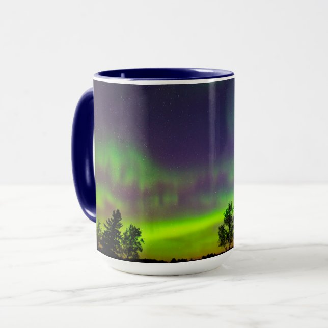 Mug Aurores boréales | Manitoba Canada (Devant gauche)