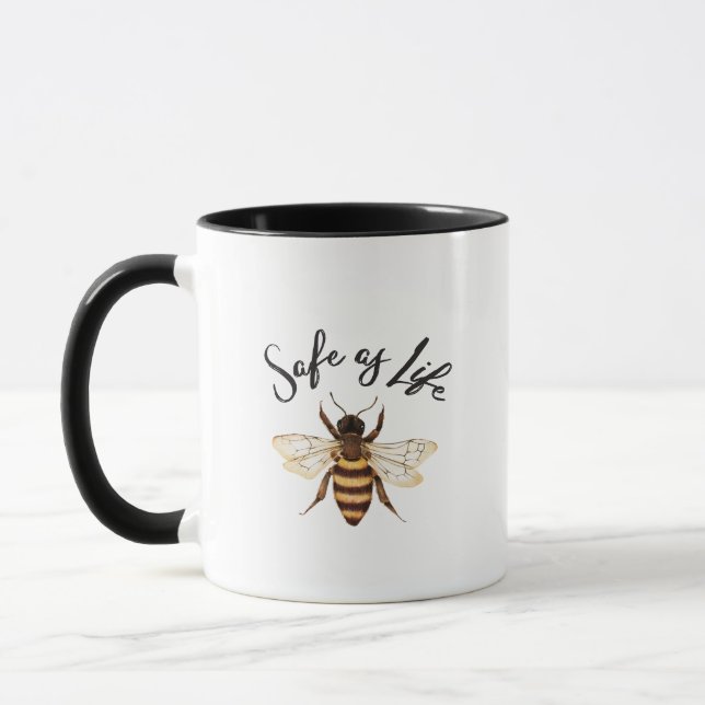 Mug Aussi sûr que les détails noirs de la vie (Gauche)