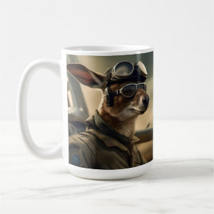 Mug Aussie Kangaroo King Of The Airways,