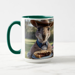 Mug Aussie Kangaroos Aimez Les Pies De Viande Australi
