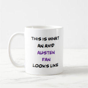 Mug austen jane fan, avide