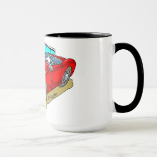 Mug Austin-Healey Sprite « Frogeye » cartoon