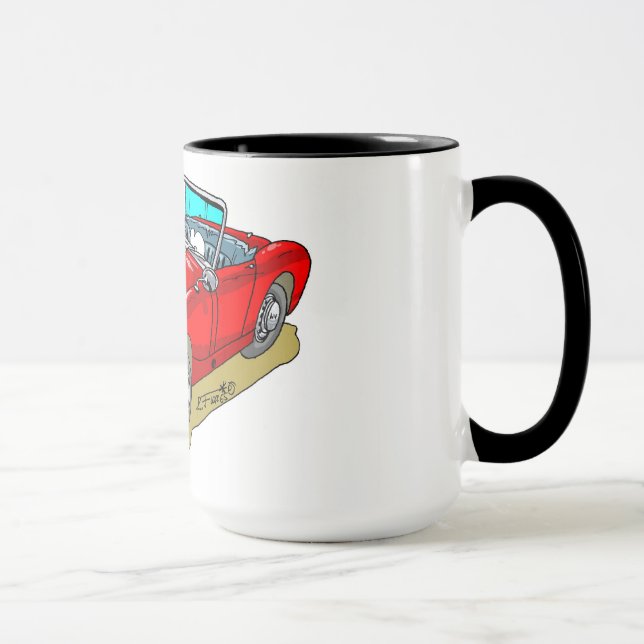 Mug Austin-Healey Sprite « Frogeye » cartoon (Droite)