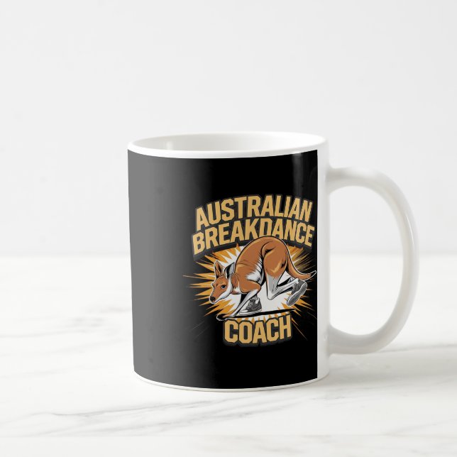Mug Australian Breakdance Coach 2025 - Funny Kangaroos (Droite)
