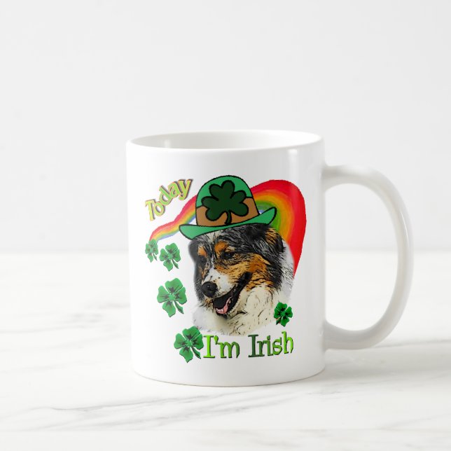 Mug Australian Shepherd St patrick (Droite)