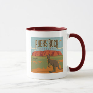 Mug Australie   Ayers Rock Kangaroos