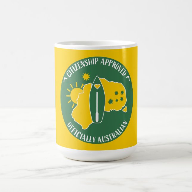 Mug Australie Citoyenneté Dons Félicitations (Centre)