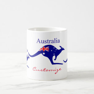 Mug Australie : Drapeau Kangaroo Thunder_Cove