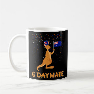 Mug Australie G-day Mate Funny Kangaroo Australian Sym