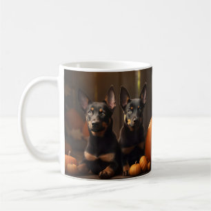 Mug Australien Kelpie Puppy Citrouille de plaisir d'au