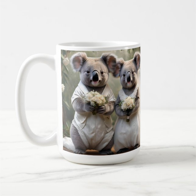 Mug Australien Koala Bear Mariage blanc (Gauche)