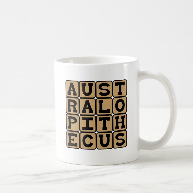 Mug Australopithecus, Genre éteint d'hominidés (Droite)