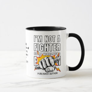 Mug AUTEUR PAS UN COMBATTRE Auteur NaNoWriMo