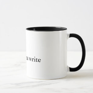 Mug Auteurs allant écrire
