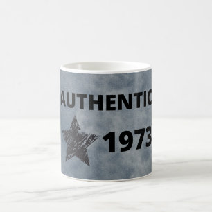 Mug Authentique anniversaire Vintage de 1973 avec Grun