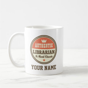 Mug Authentique bibliothécaire Funny Personnalisé