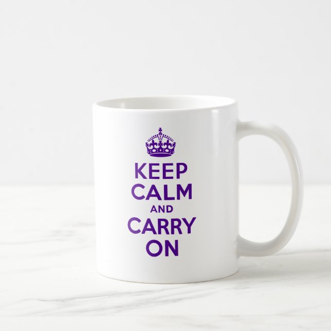 Mug Authentique gardez le calme et continuez le (Droite)