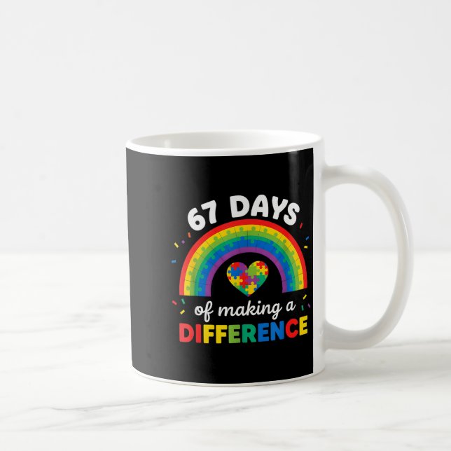 Mug Autism Awareness 67 Days Of Making A Difference 6  (Droite)