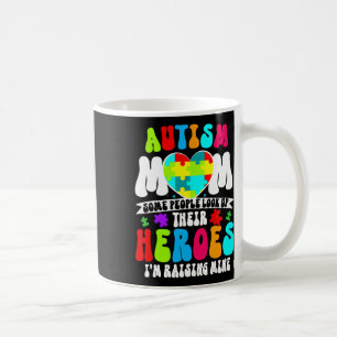 Mug Autism Maman Super Coeur Puzzle Sensibilisation su