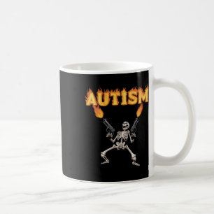 Mug Autism Skeleton drôle Odly Spécifique Dank Meme